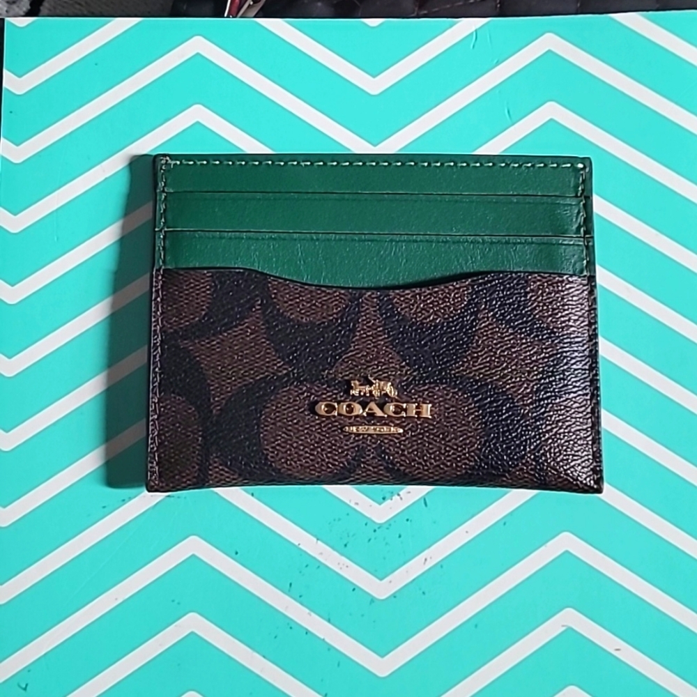 Coach card holder